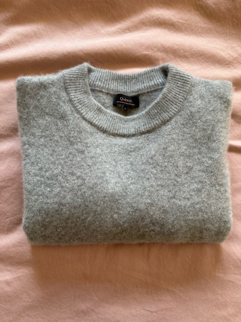 Quince Mongolian Cashmere Oversized Crewneck Sweater, size Large - Picture 8 of 11